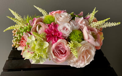 Rent a Rose- Centrepiece- Pink- rent for five days for $20.00