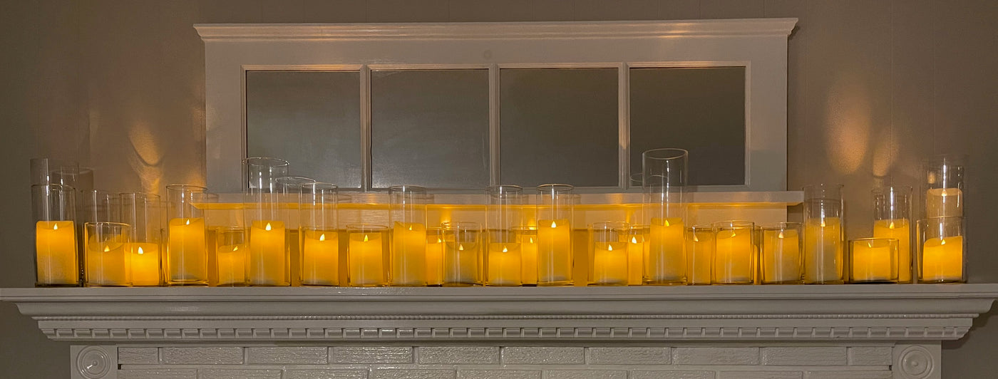 Romantic Ambiance LED Candle Display