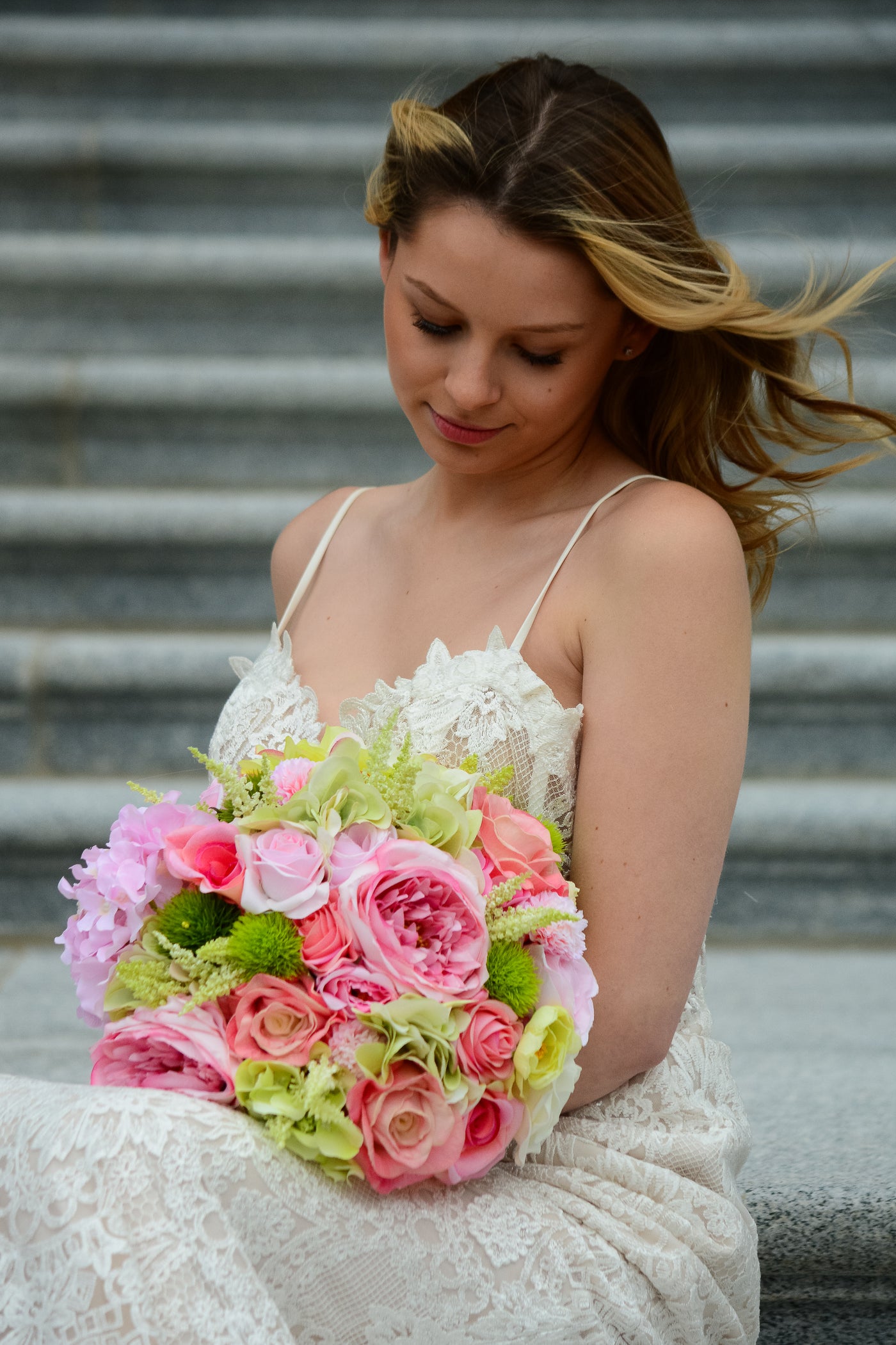 Bridal Bouquet in Cotton Candy
