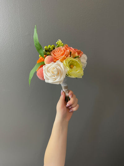 Rent  A Rose- Flower Girl Bouquet- Orange, cream and white. Rent for five days for $35.00