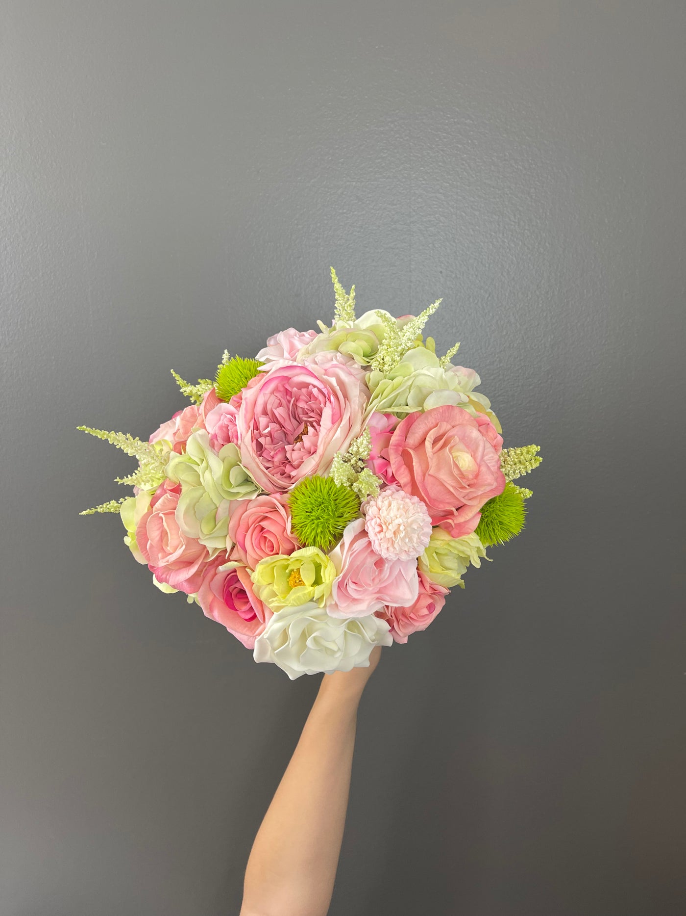 Bridal Bouquet in Cotton Candy